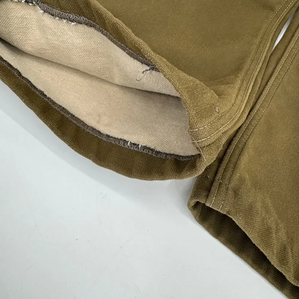 Vintage LL Bean Pants Mens 40 (39x32 ACTUAL) Utility Natural Fit 2‎ Tone USA